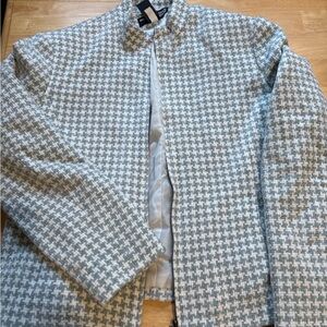 Women’s  Houndstooth Jacket - Gray